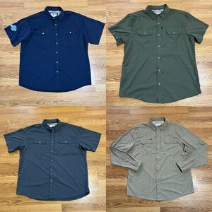 Men’s Poncho Button Down Shirts XL (Please See Description)